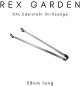 Preview: Rex Garden - Grillzange XXL 58 cm Edelstahl rostfrei